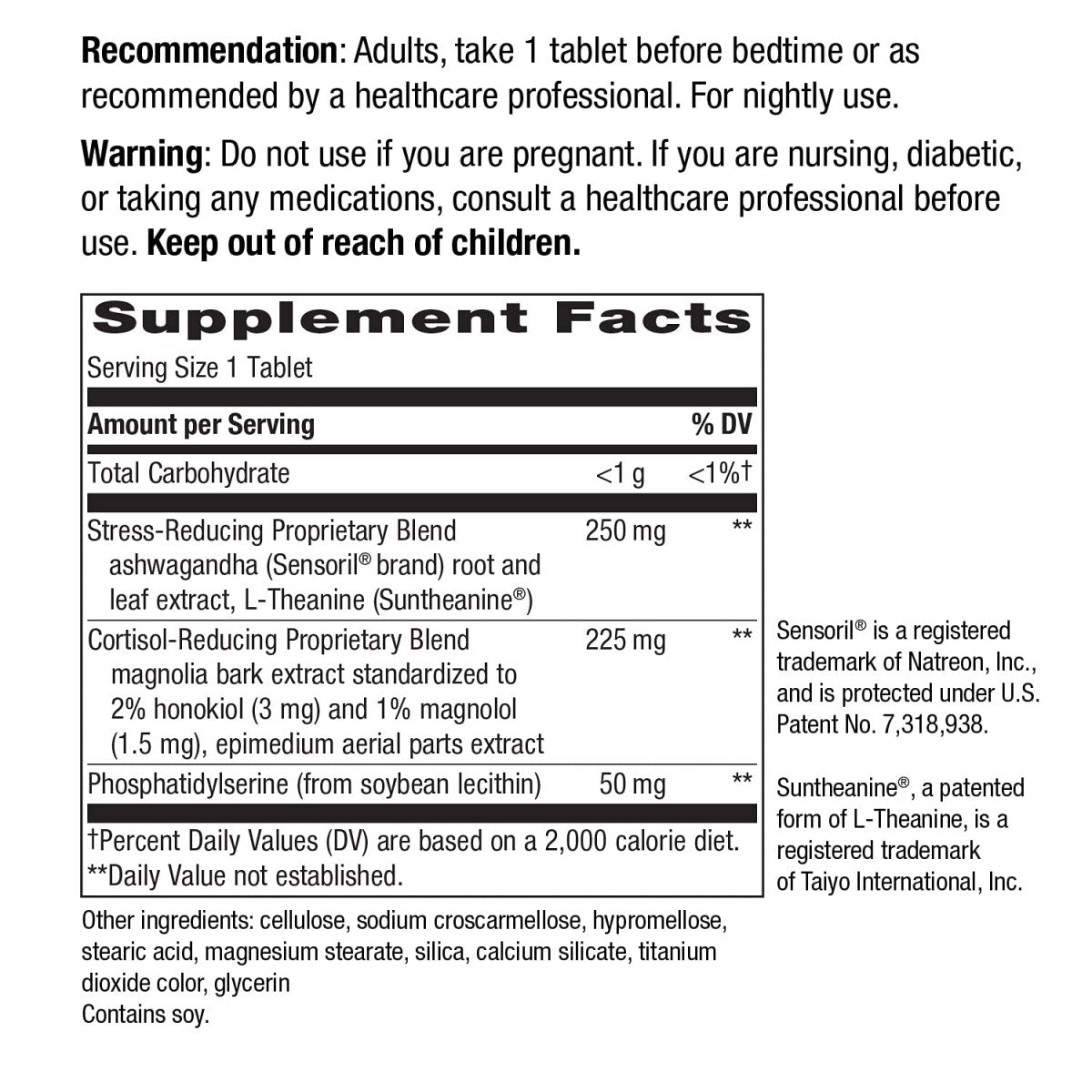 Nature's Way Sleep Tonight - Stress-Reducing Formula - 28 Tablets