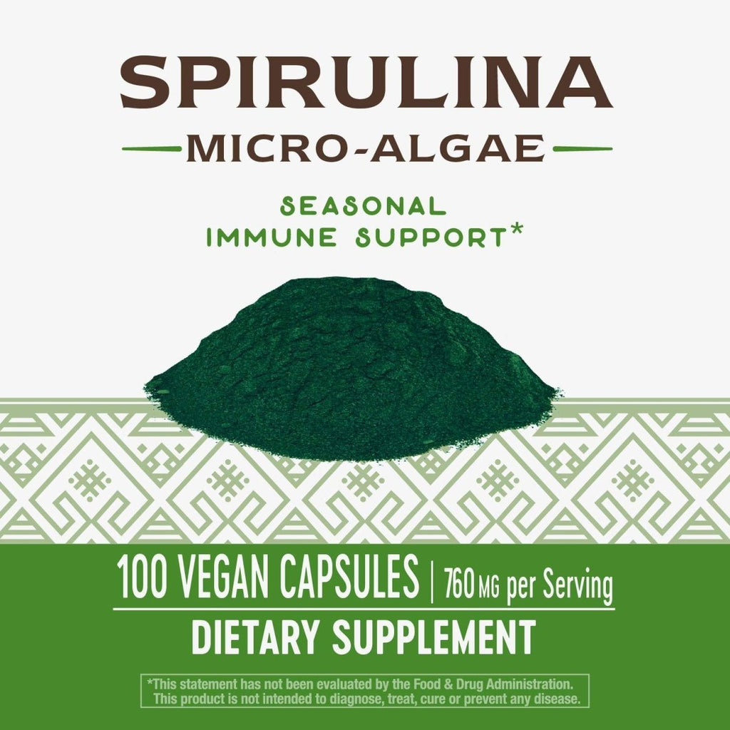 Nature's Way Spirulina Micro-Algae, 760 mg per serving