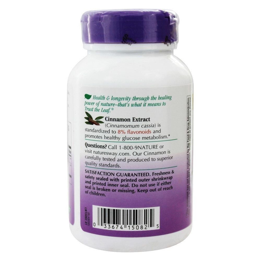 Nature's Way Standardized Cinnamon 120 Caps