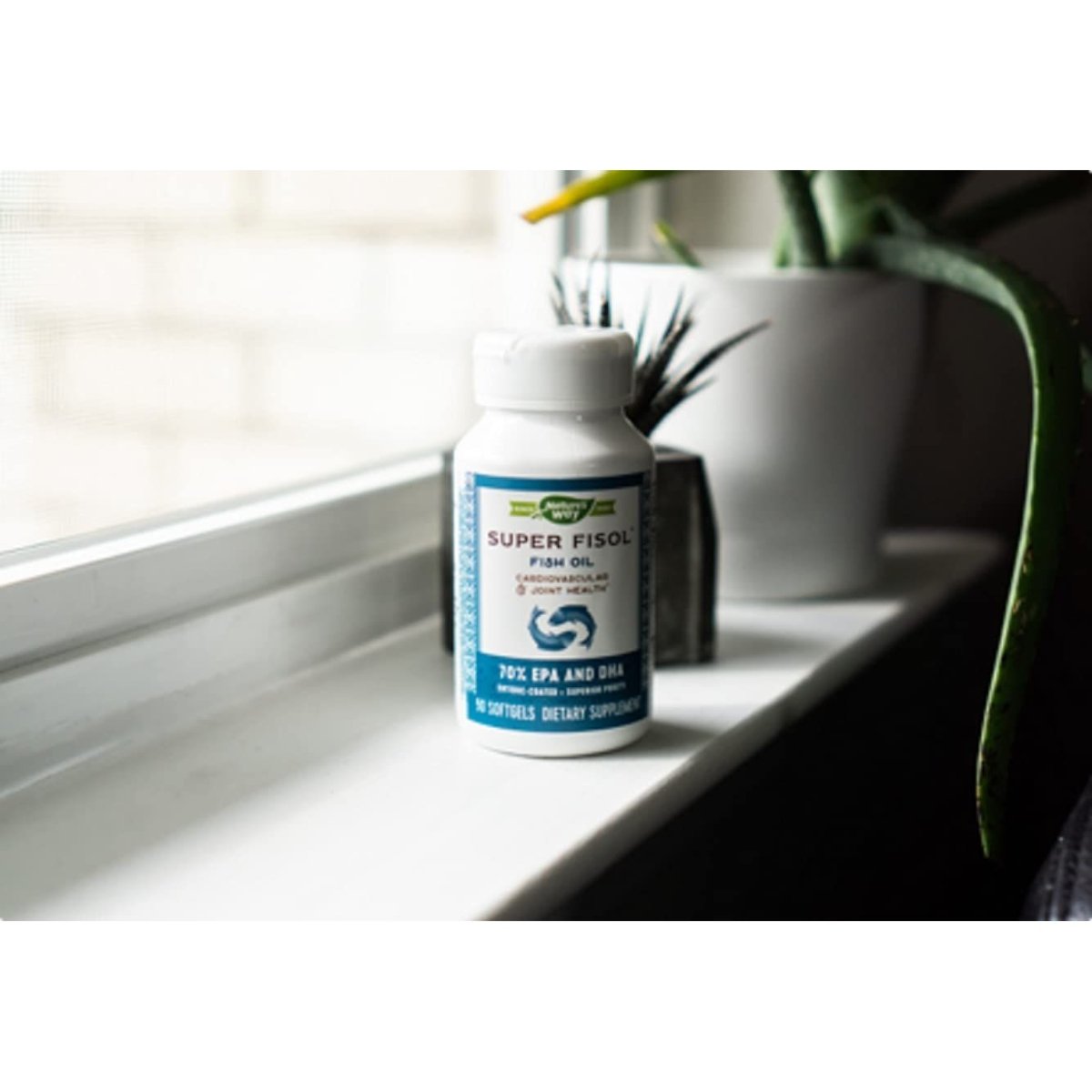 Nature's Way Super Fisol Fish Oil, Supports Heart and Joint Health*, 90 Softgels