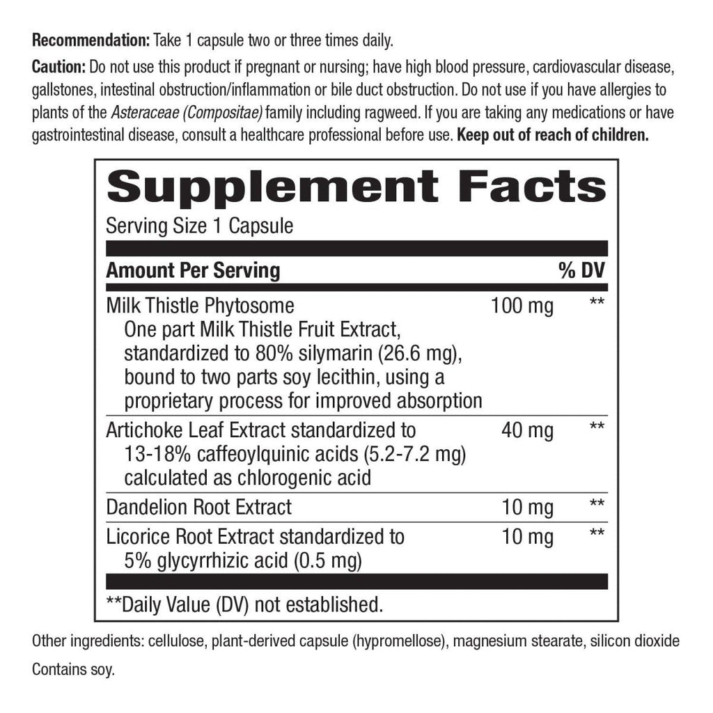 Nature's Way Super Milk Thistle 120 Vcaps