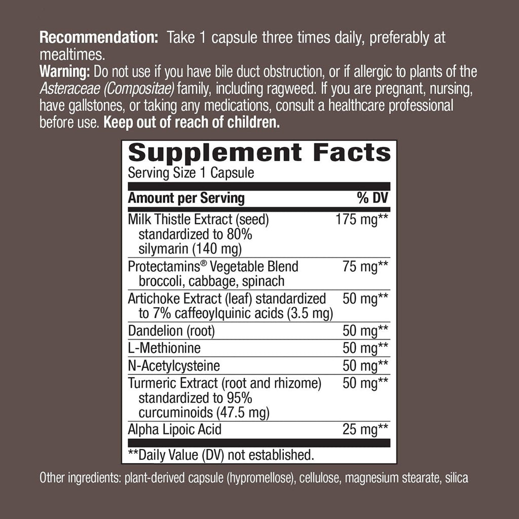 Nature's Way Super Thisilyn Advanced Liver Support Formula*, Liver Function Support*, 60 Capsules