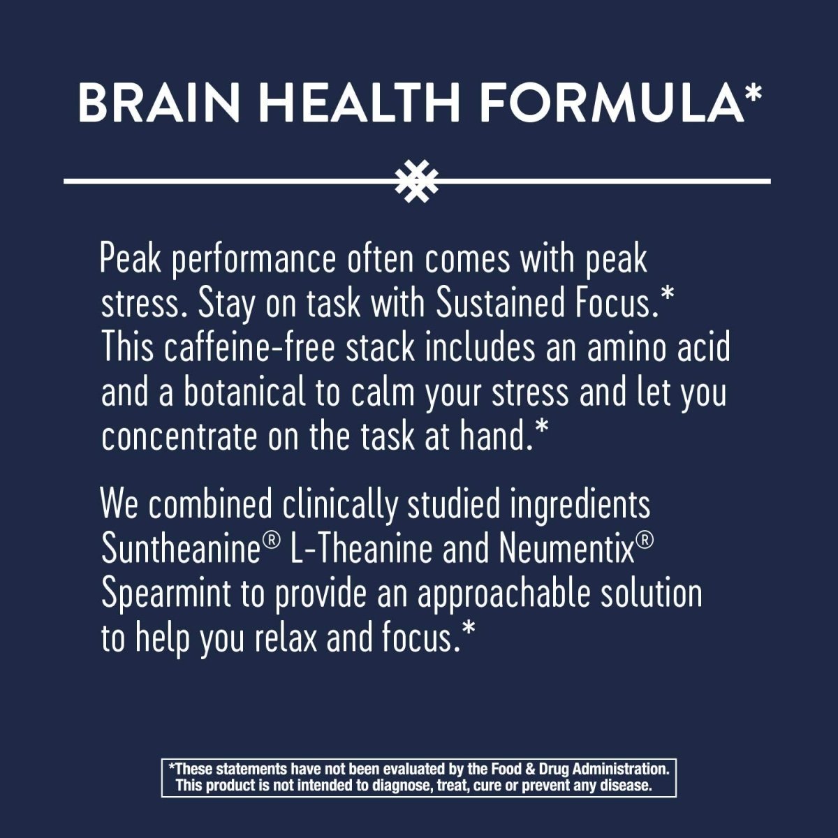 Nature's Way Sustained Focus, Improved Focus and Concentration*, 60 Capsules