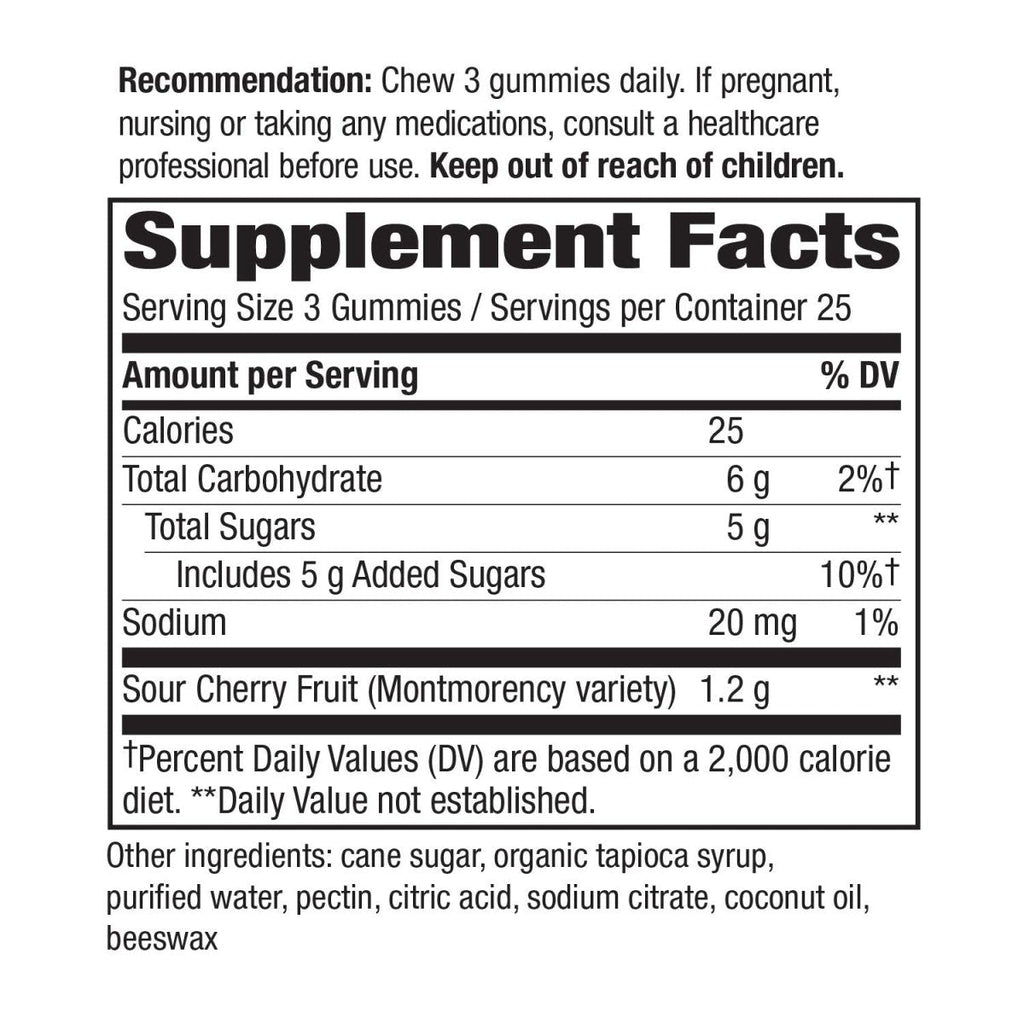 Nature's Way Tart Cherry 75 Gummies