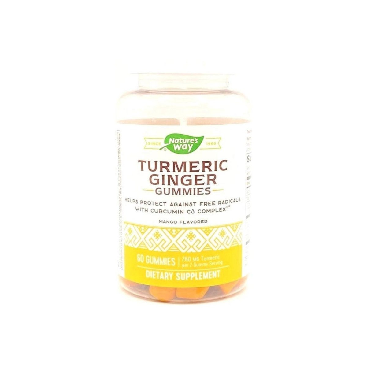 Nature's Way Turmeric Ginger Gummies 60 Count