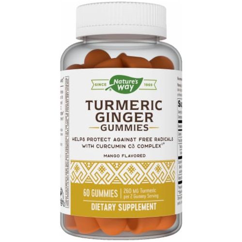 Nature's Way Turmeric Ginger Gummies 60 Count
