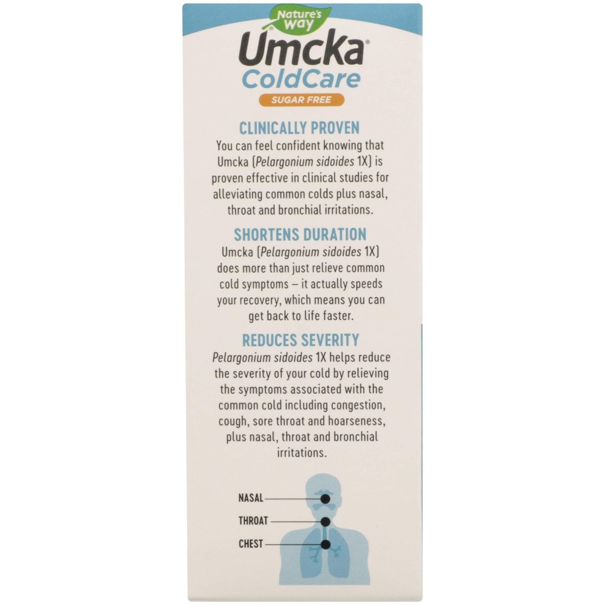 Natures Way, Umcka Cold Care Syrup Sugar Free Grape, 4 Fl Oz