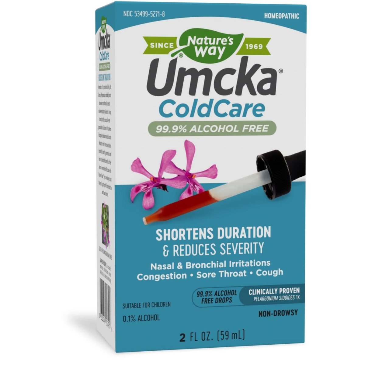 Nature's Way Umcka ColdCare Original Alcohol Free Drops, 2 fl oz