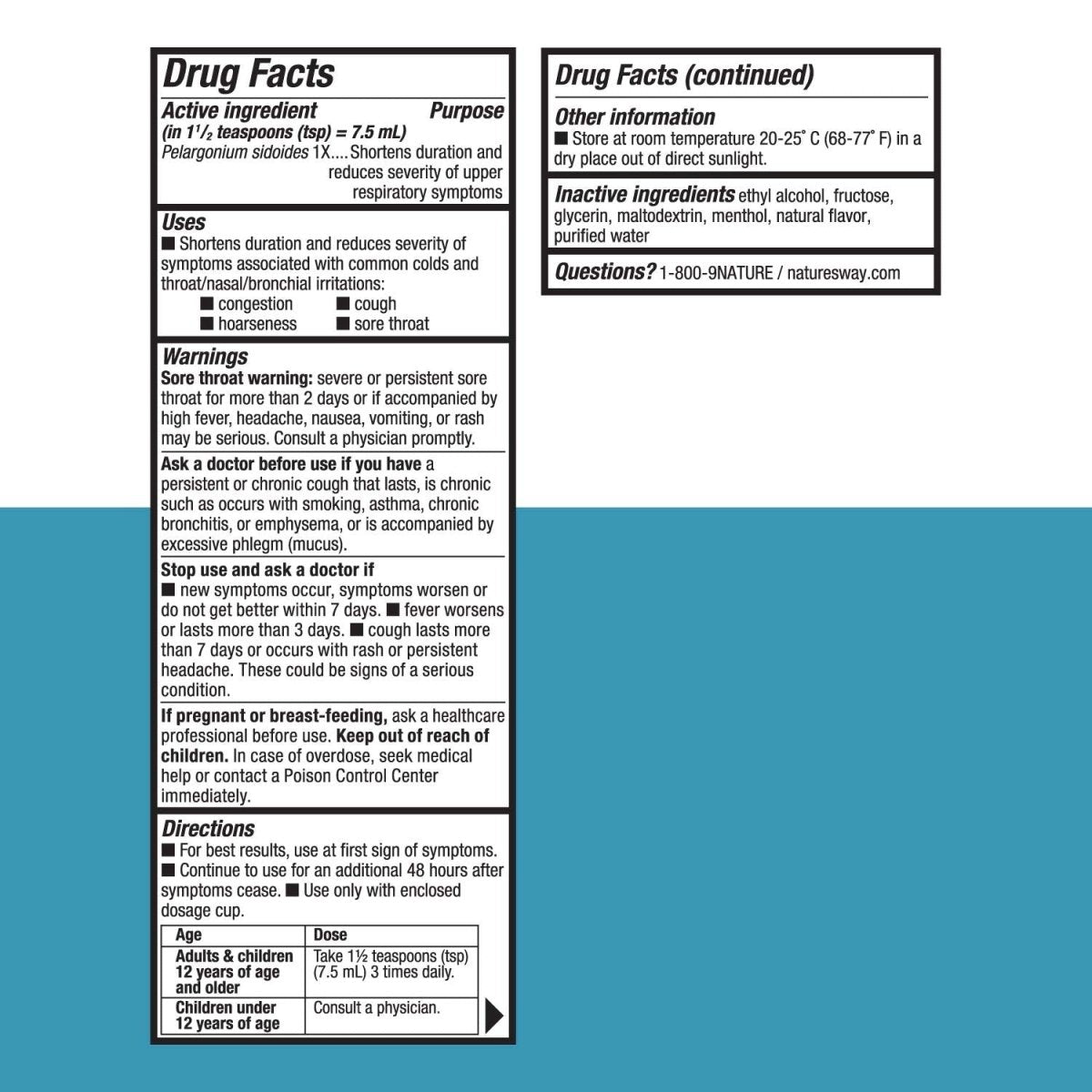 Nature's Way Umcka ColdCare Syrup - 4 Fl. Oz