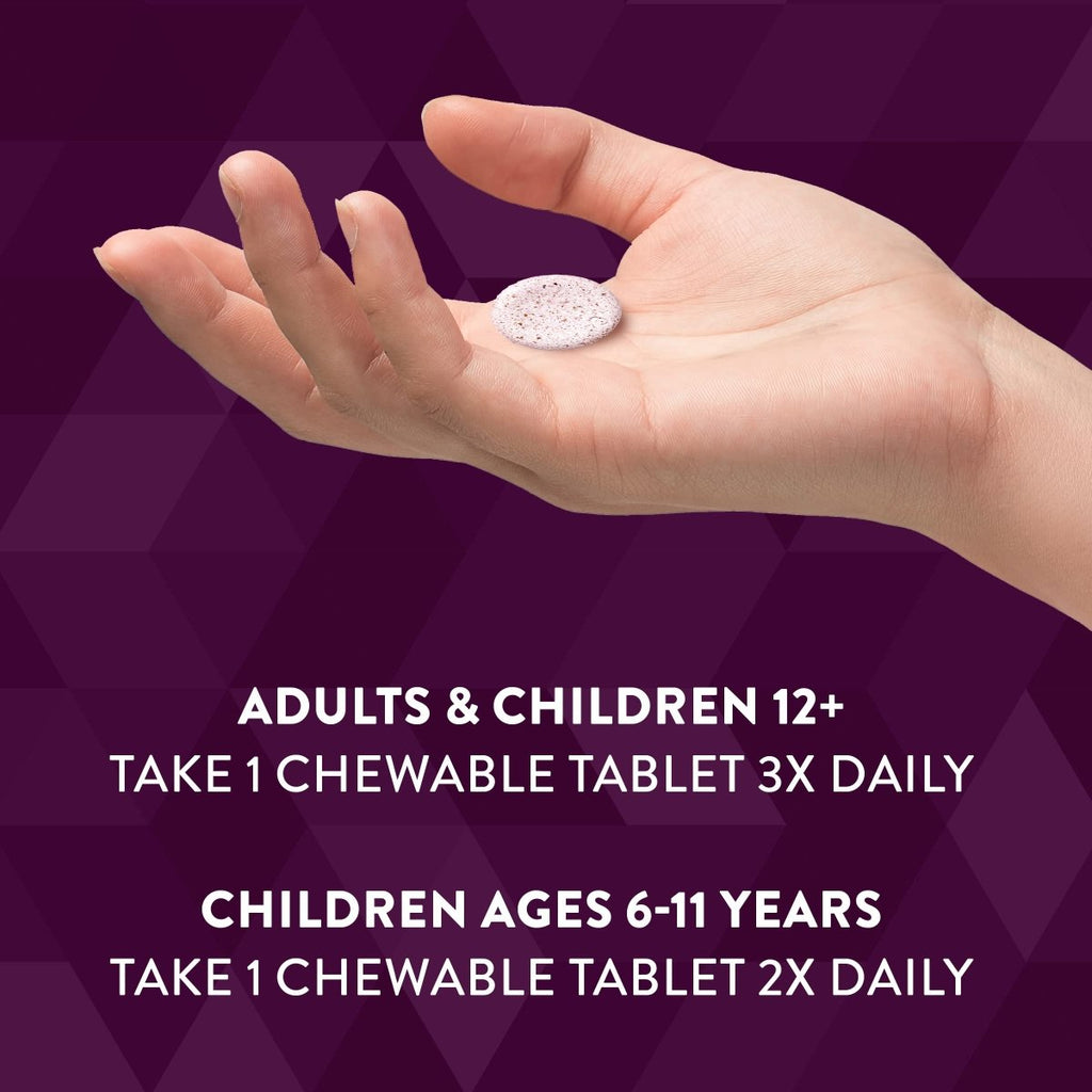 Nature's Way Umcka Cold+Flu Multi-Action Non-Drowsy, Berry Flavored, 20 Chewables