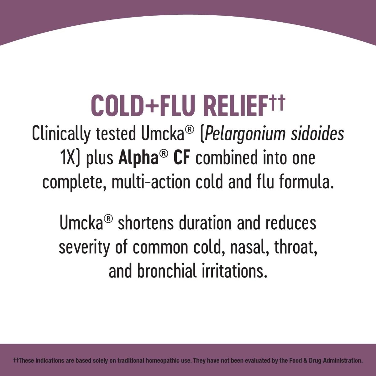 Nature's Way Umcka Cold+Flu Multi-Action Non-Drowsy Syrup, 99.95% Alcohol Free, 4 Oz, Berry Flavor