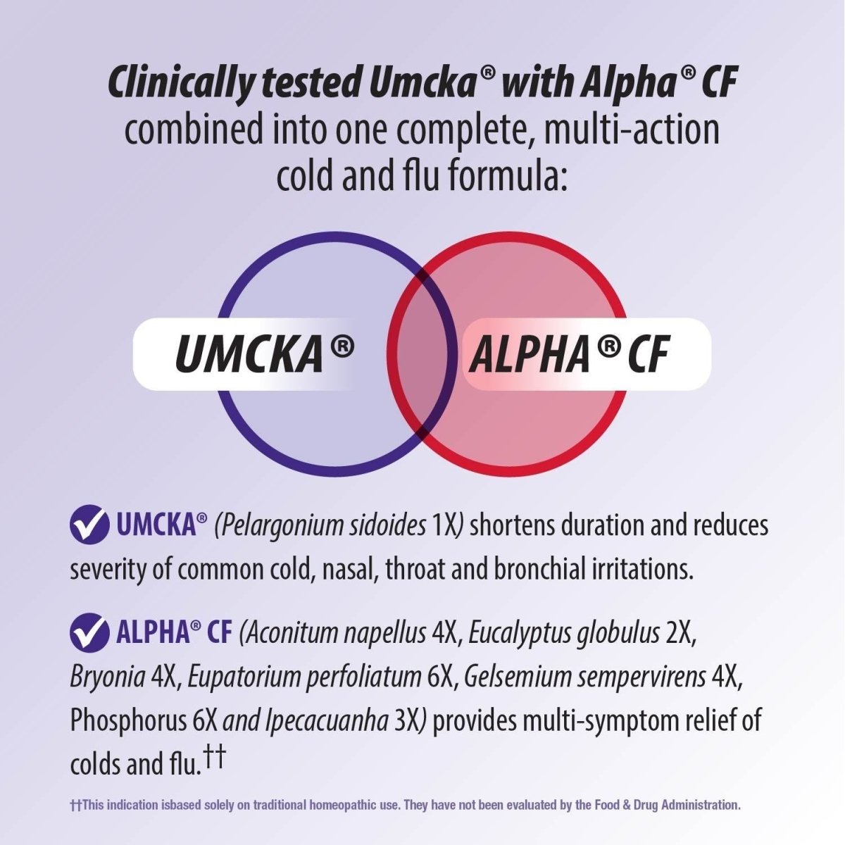 Nature's Way Umcka Cold+Flu Multi-Action Non-Drowsy Syrup, 99.95% Alcohol Free, 4 Oz, Berry Flavor