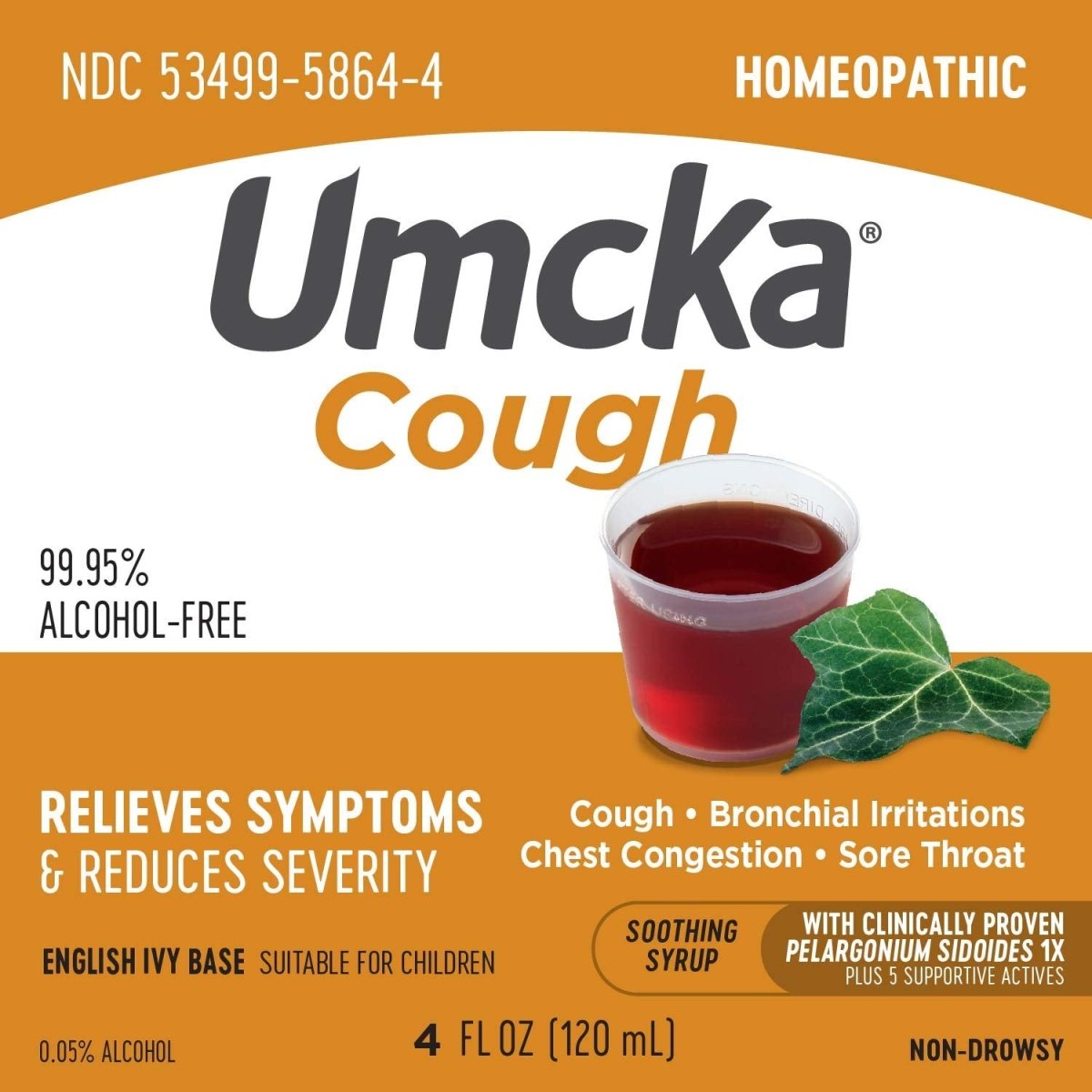 Nature's Way Umcka Cough Max Relief Syrup, 4 Oz