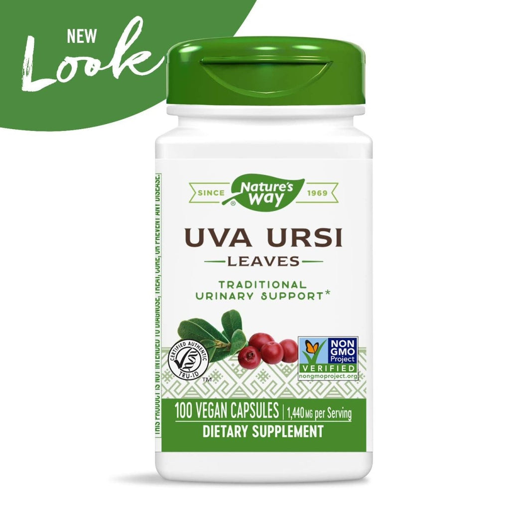 Nature's Way Uva Ursi 1440 mg 100 Capsules (Pack of 6)