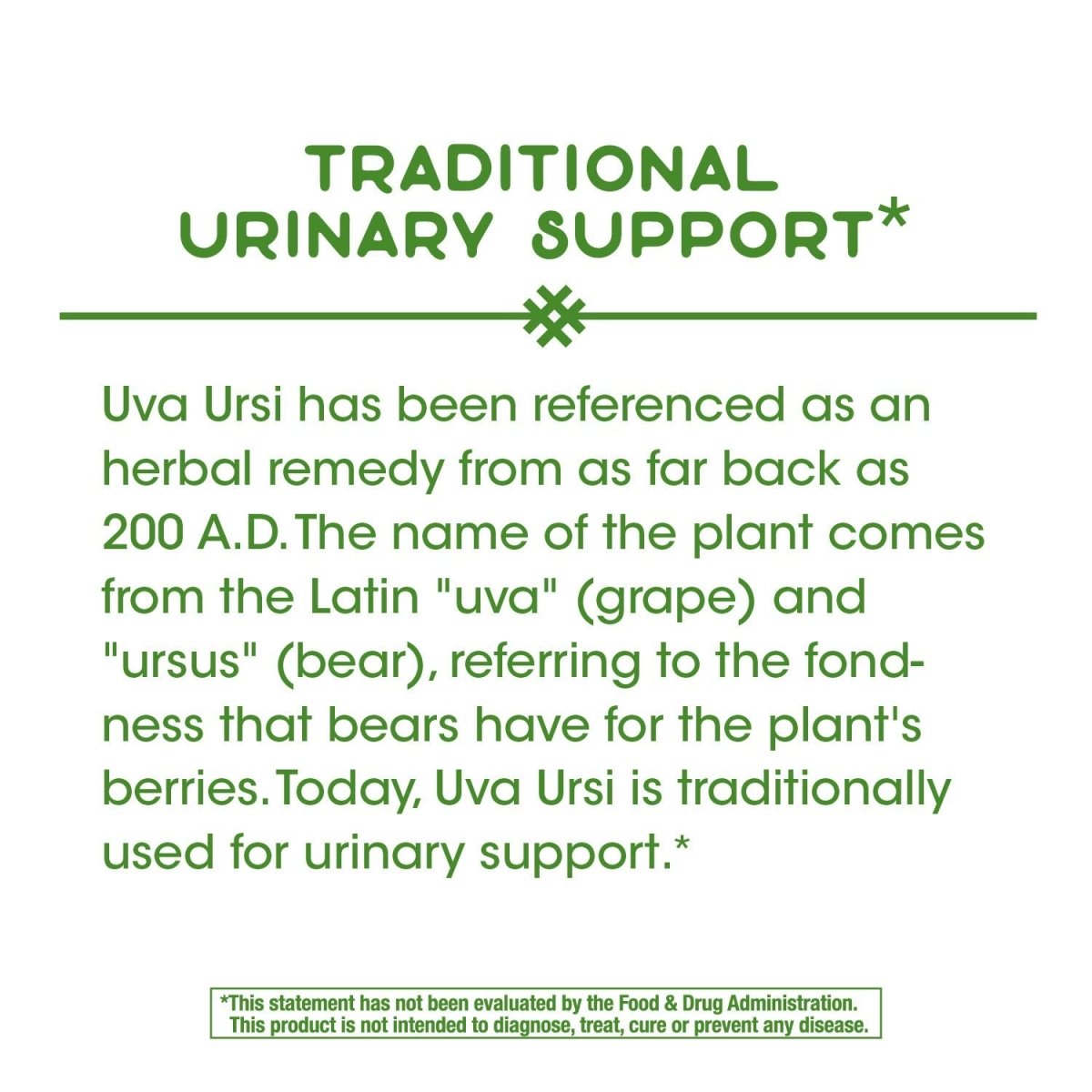 Nature's Way Uva Ursi 1440 mg 100 Capsules