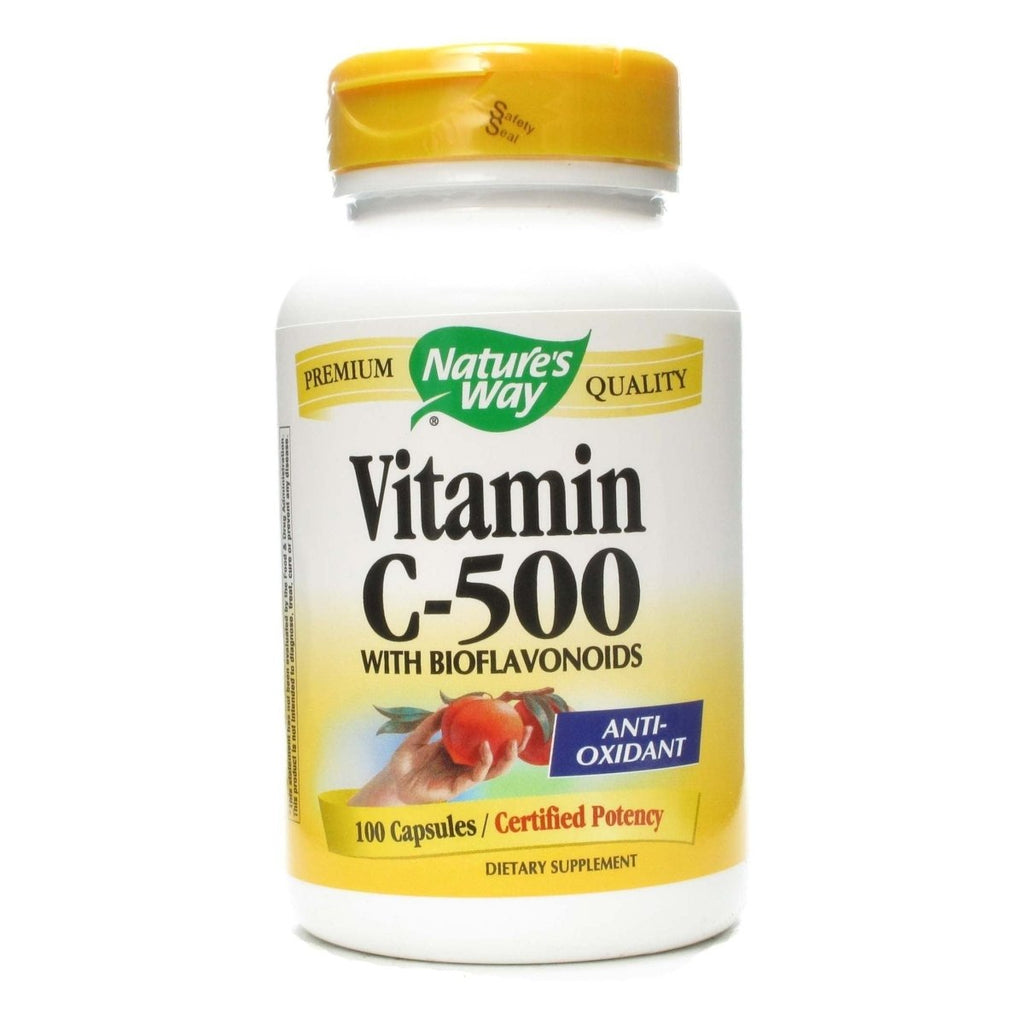 Nature'S Way Vit C 500 W/Bioflavs 100 Cap