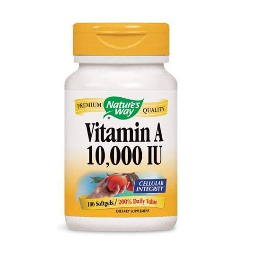 Nature's Way Vitamin A 10,000 IU 100 Softgels