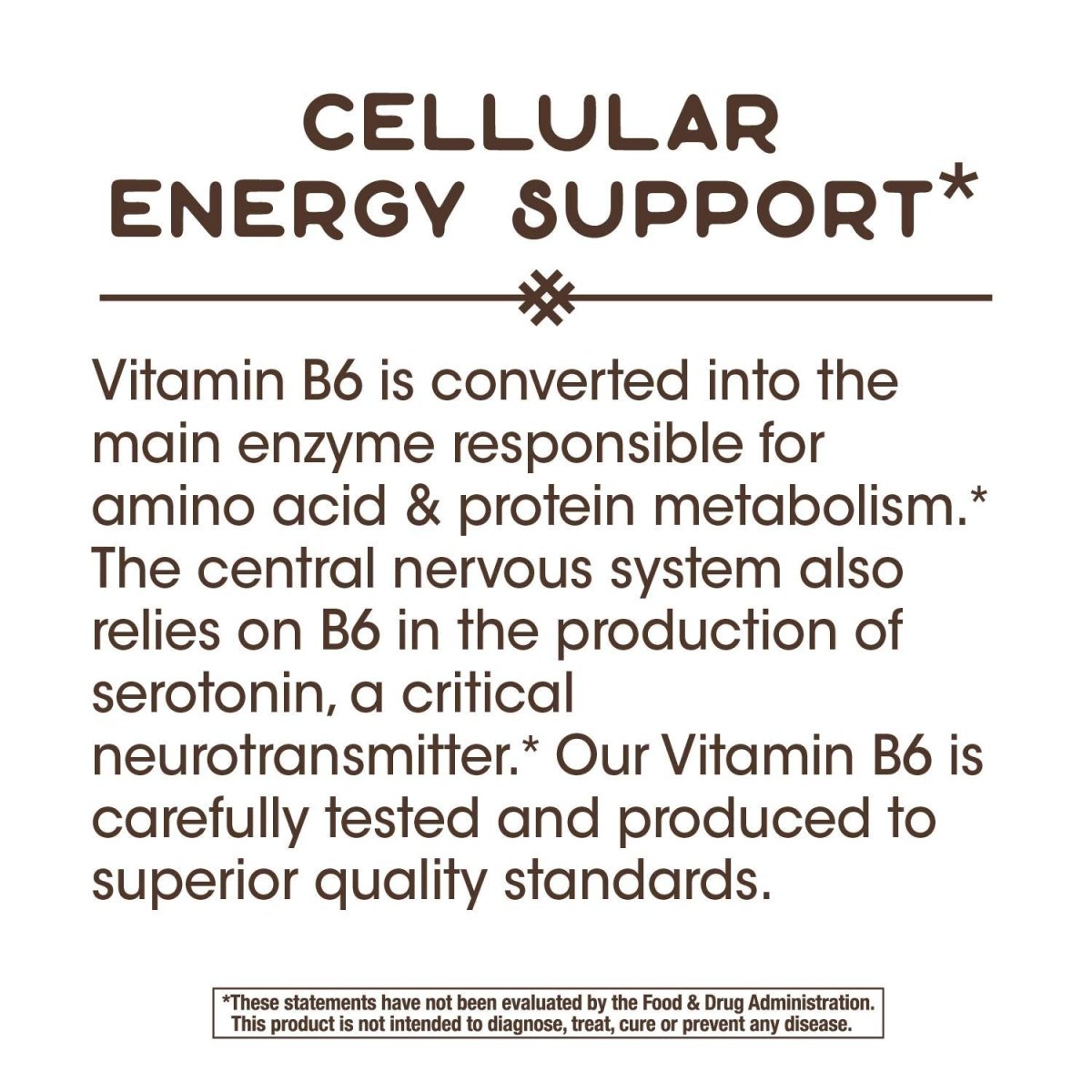 Nature's Way Vitamin B-6, 50 mg per serving