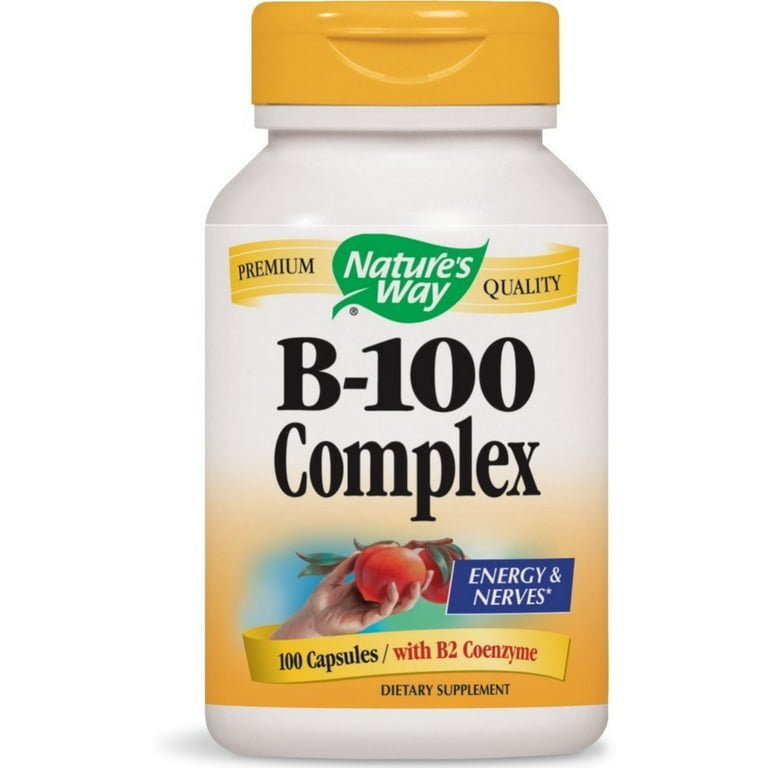 Nature's Way Vitamin B6 100 Capsules - 3 Pack