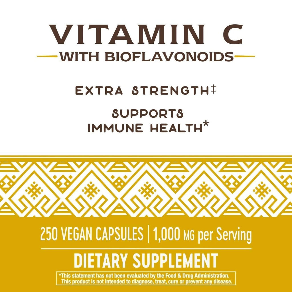 Nature's Way Vitamin C 1000mg with Bioflavonoids 250 Vcaps