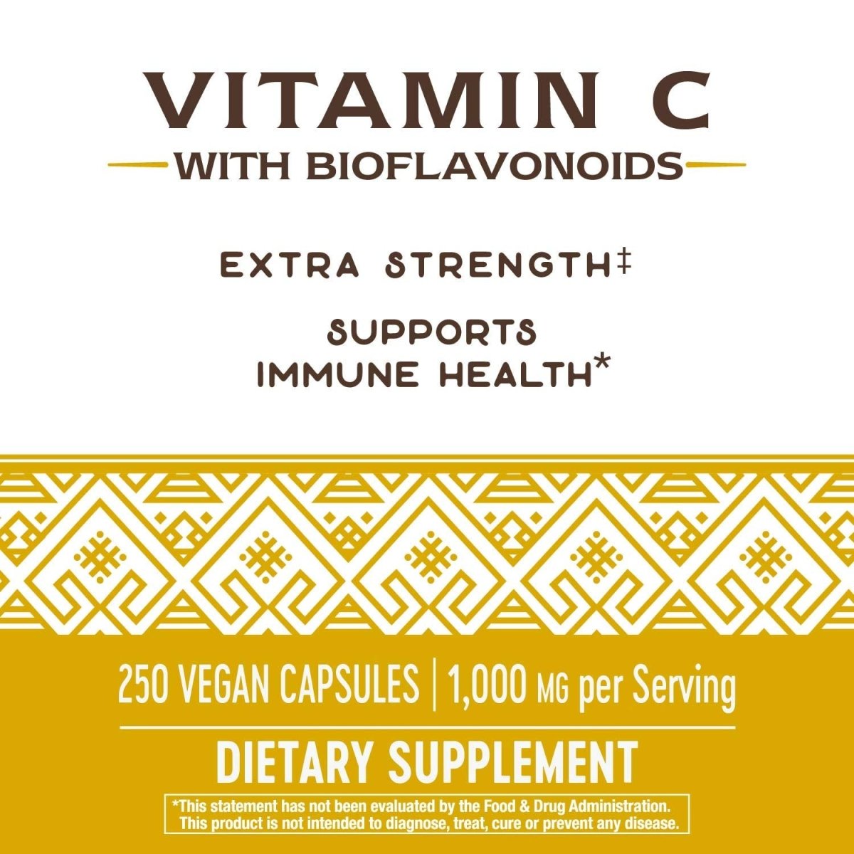 Nature's Way Vitamin C 1000mg with Bioflavonoids 250 Vcaps