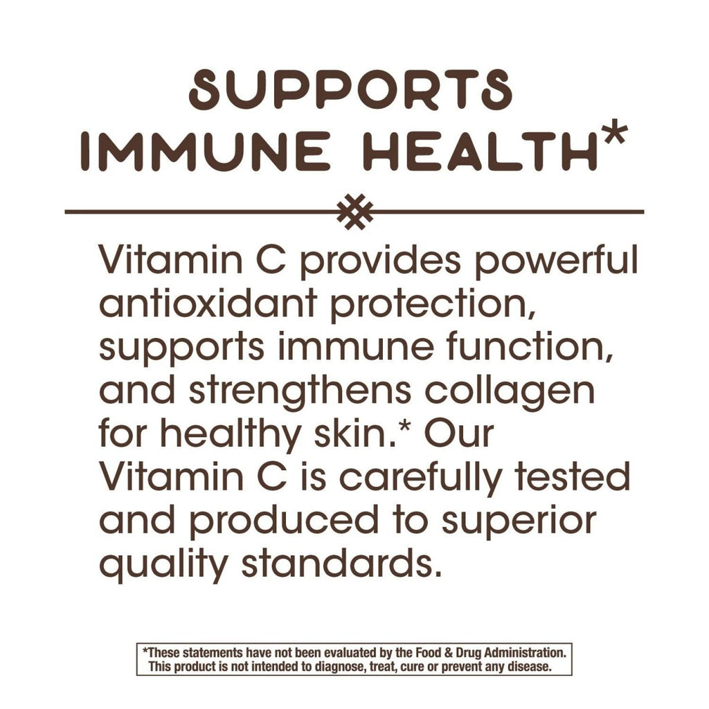 Nature's Way Vitamin C with Bioflavonoids, 1000 mg Vitamin C per Serving, 100 Capsules