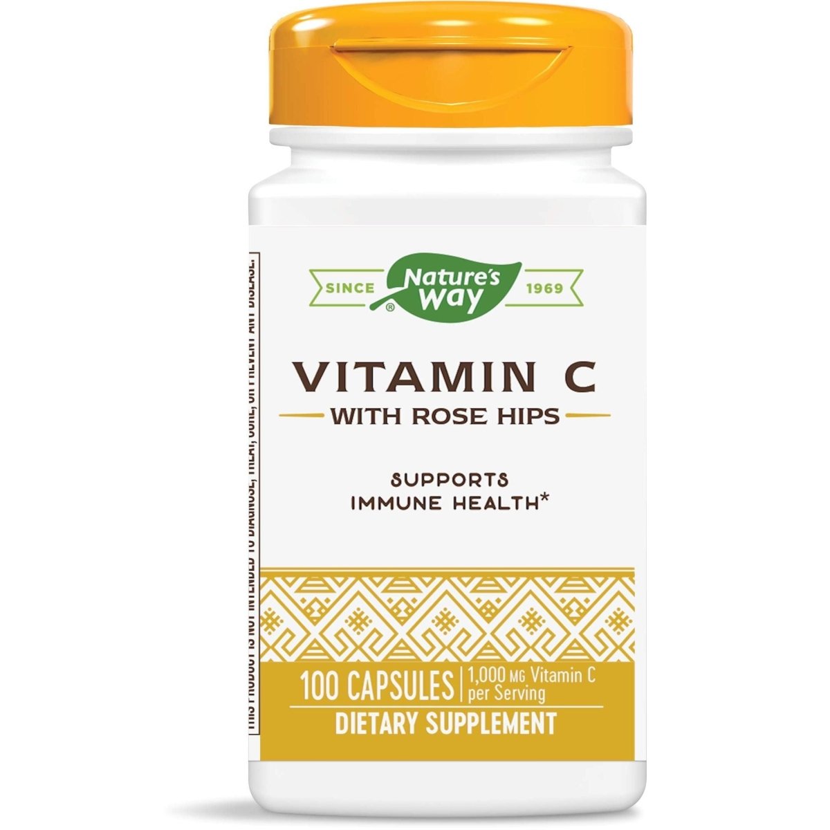 Nature's Way Vitamin C with Rose Hips; 1000 mg per Serving; 100 Capsules