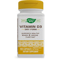 Nature's Way Vitamin D3 Dry Form, Supports Healthy Bones and Immune Function*, 10mcg Per Serving, 100 Capsules