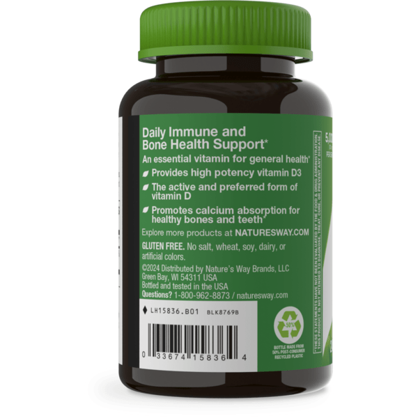 Nature's Way Vitamin D3 Max 240 Softgels - 15836 - 3 Pack