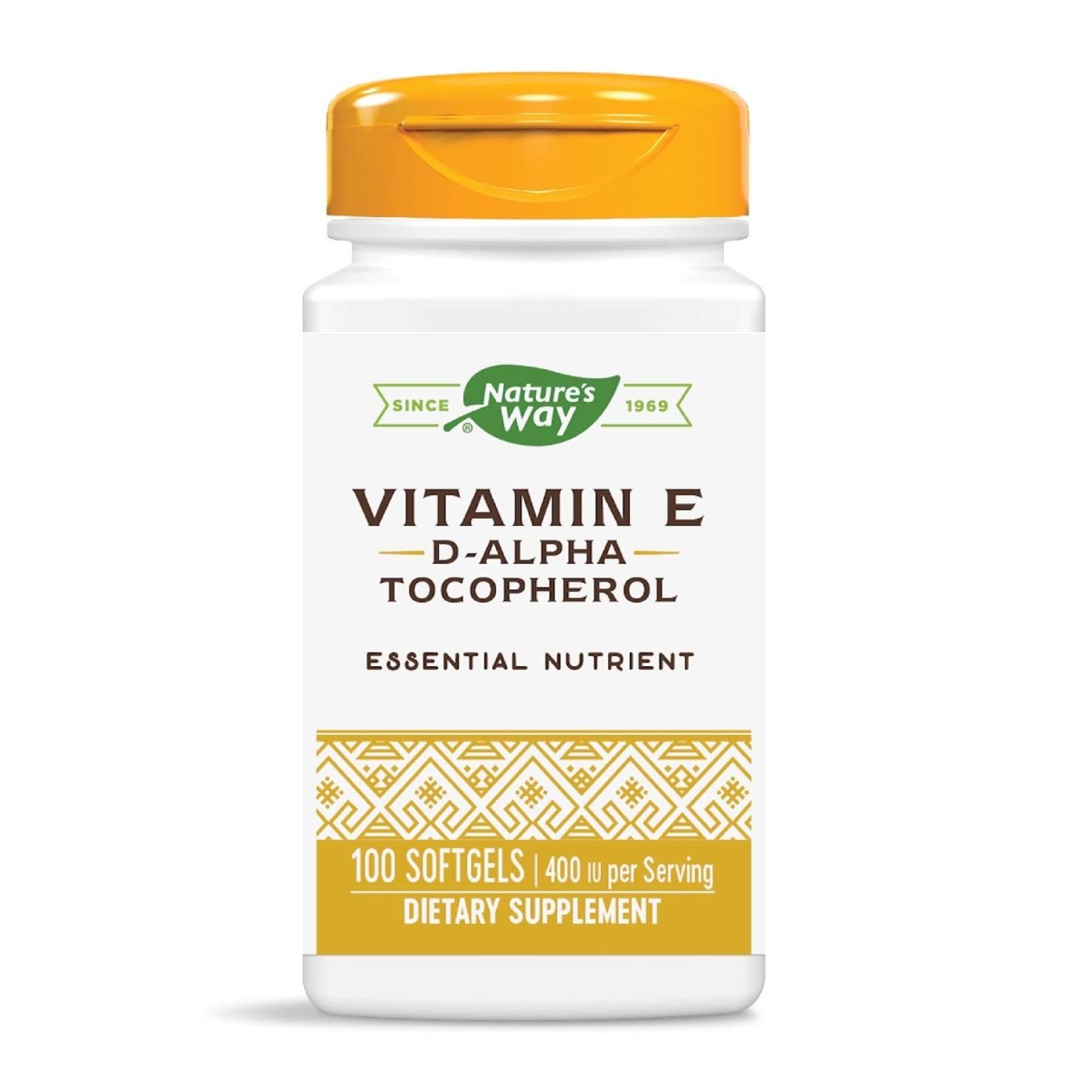 Nature's Way Vitamin E D-Alpha Tocopherol 100 SG 40211