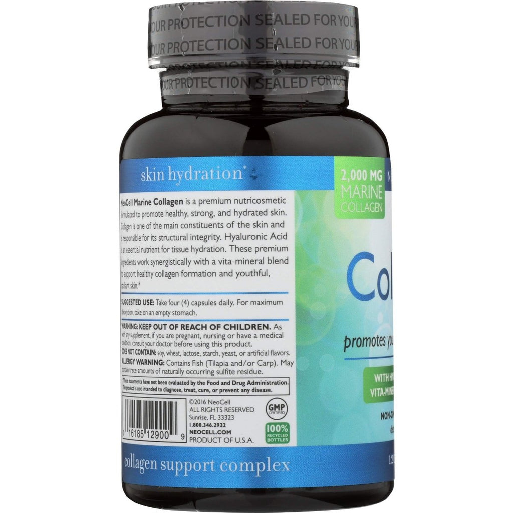 Neocell Fish Collagen Plus - 120 Capsules for Skin and Joint Support