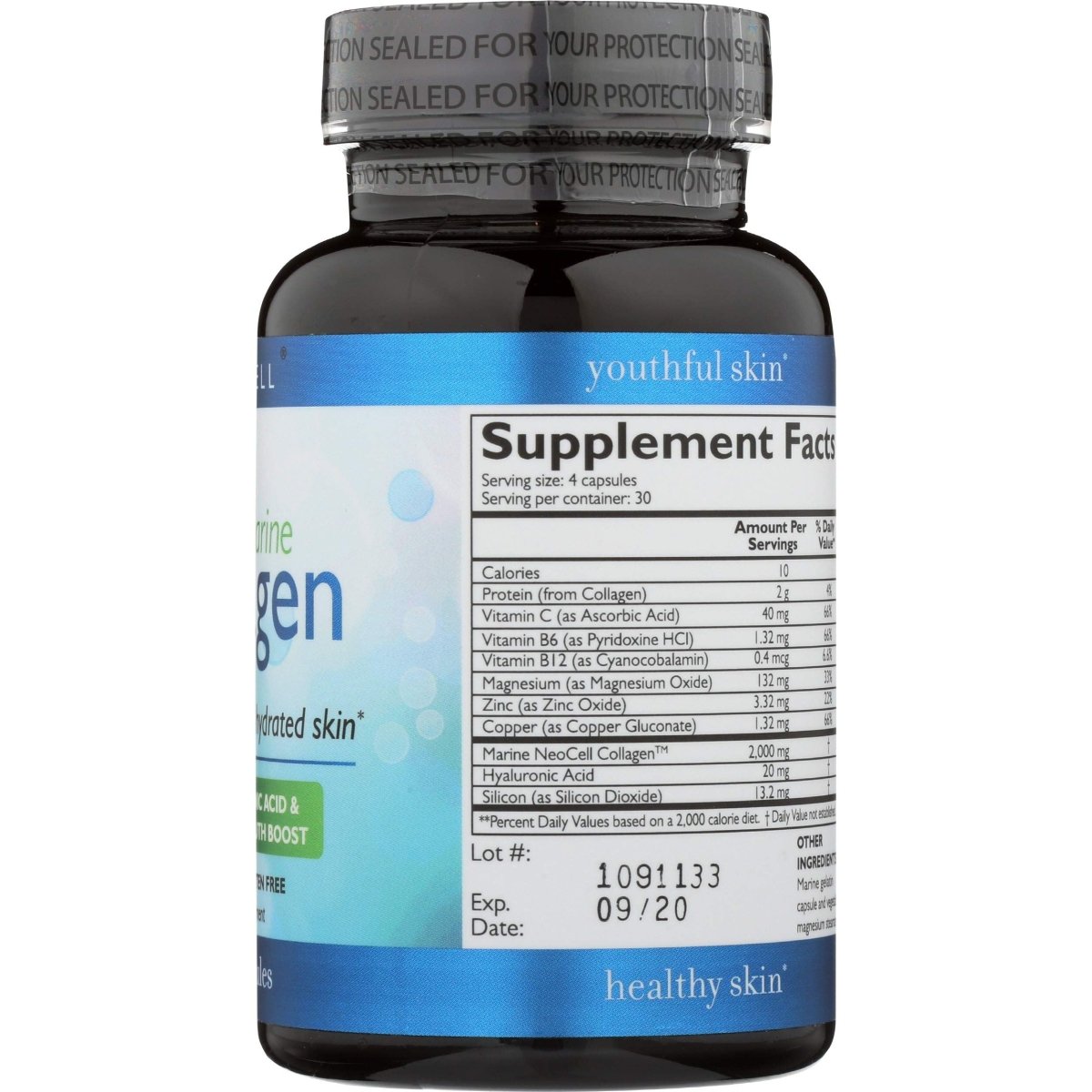 Neocell Fish Collagen Plus - 120 Capsules for Skin and Joint Support