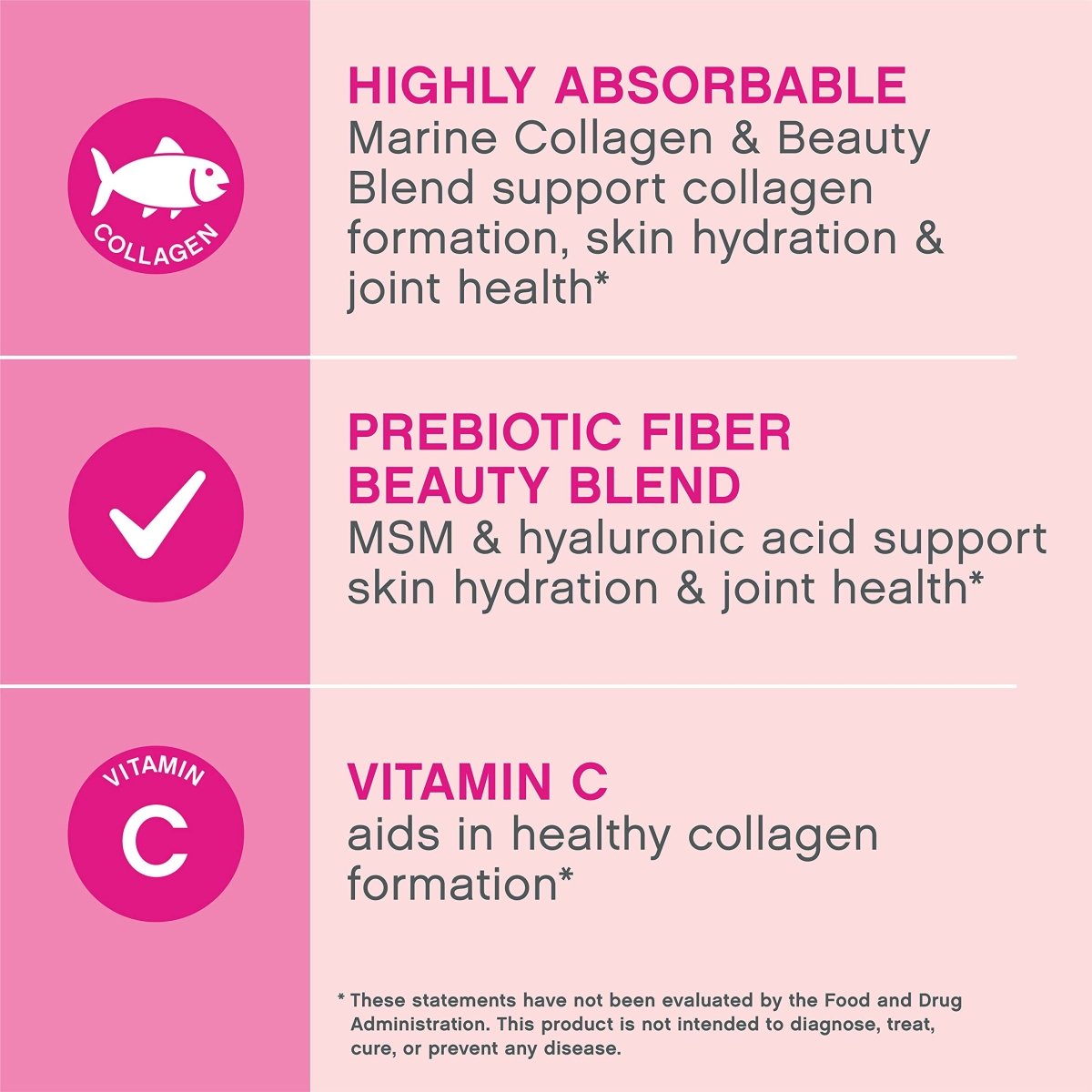 NeoCell Marine Collagen with Beauty Blend; for Skin Hydration; Healthy Hair, Nails and Joint Support; Keto Certified, Gluten Free; Unflavored Powder, 7 Ounces, 20 Servings*