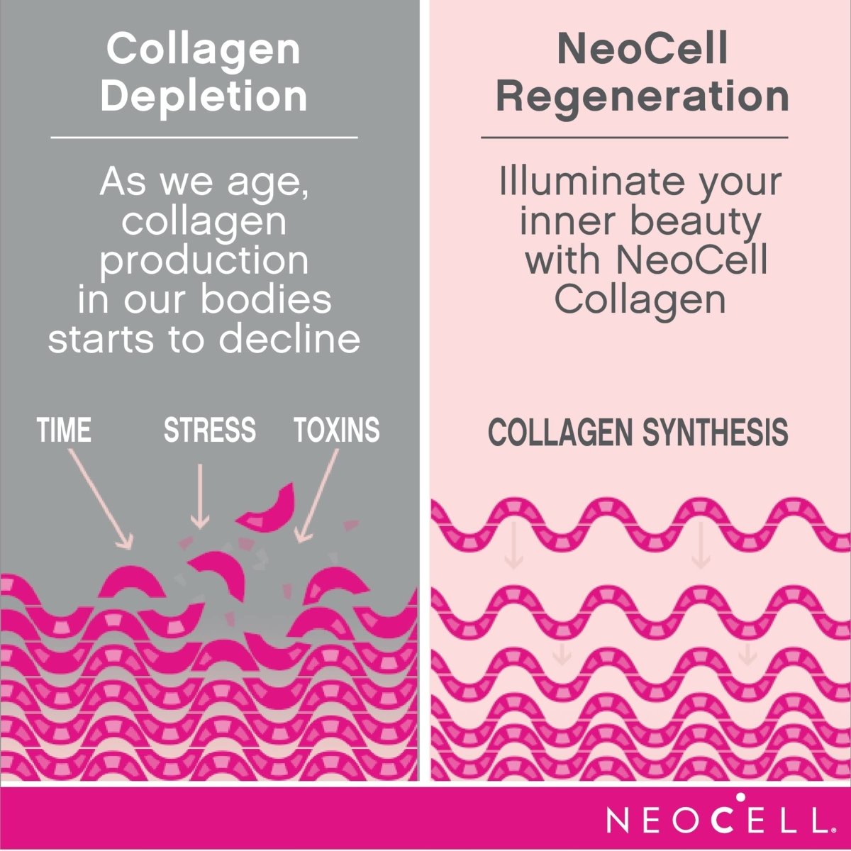 NeoCell Super Collagen With Vitamin C and Biotin, Skin, Hair and Nails Supplement, Includes Antioxidants, Tablet, 180 Count, 1 Bottle