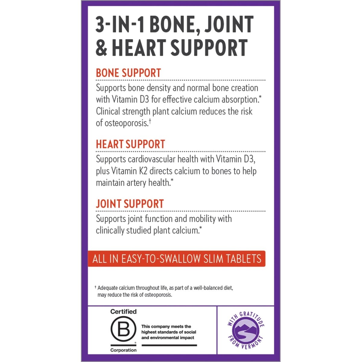 New Chapter Bone Strength Take Care 180 Slim Tablets