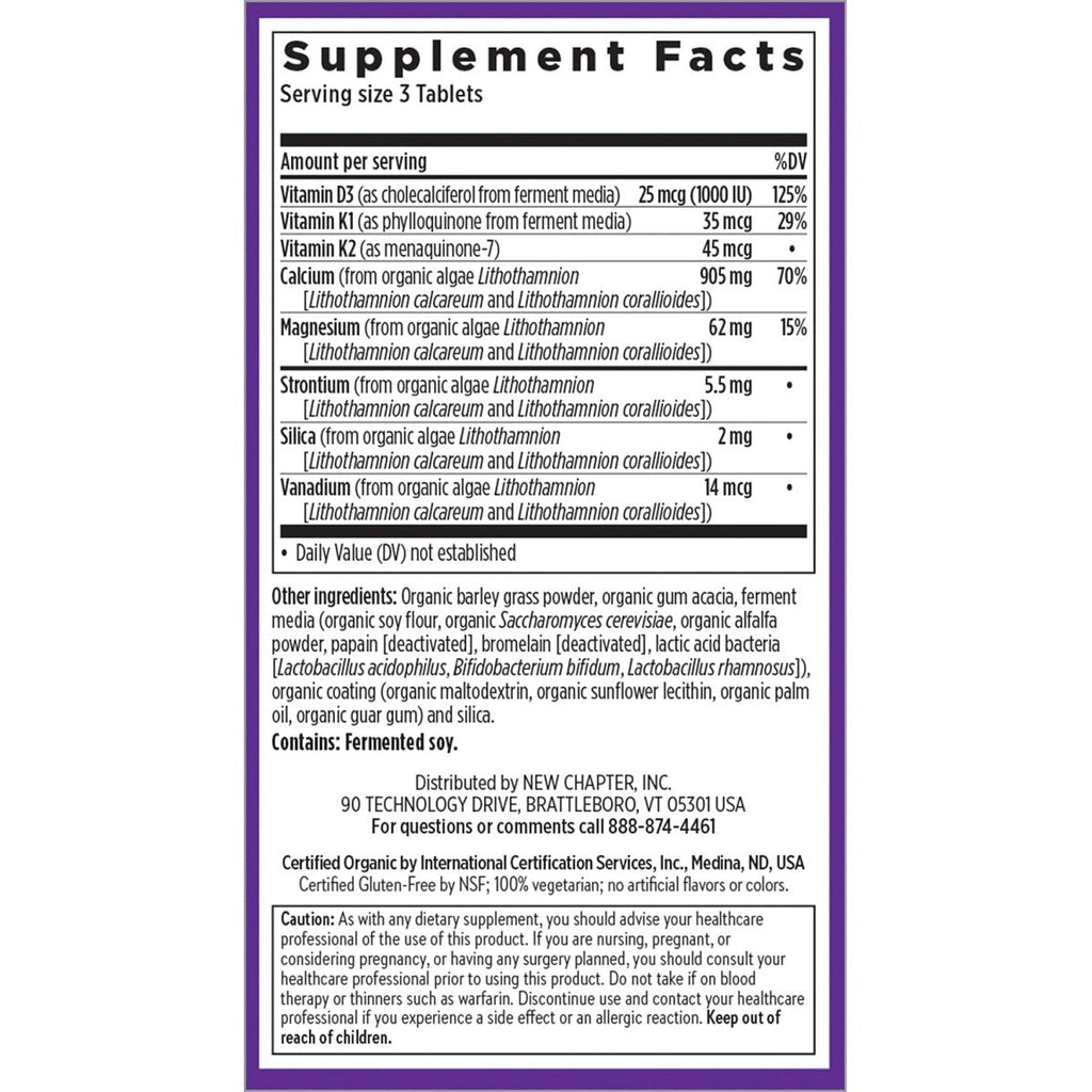 New Chapter Bone Strength Take Care 90 Slim Tablets