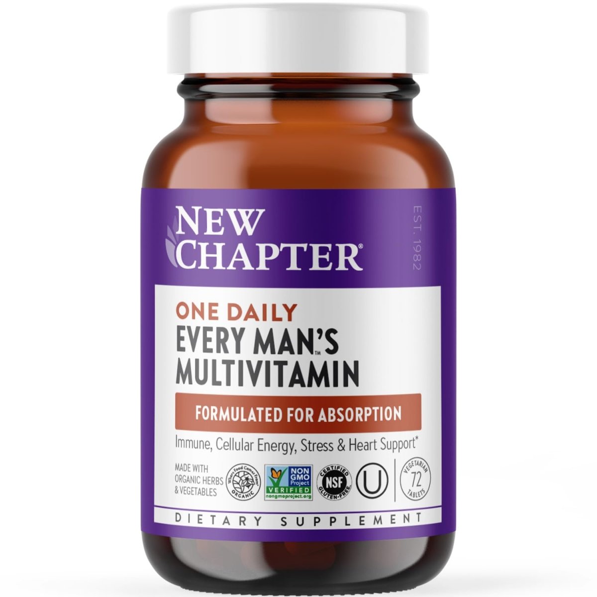 New Chapter Every Man's One Daily 72 Tablets