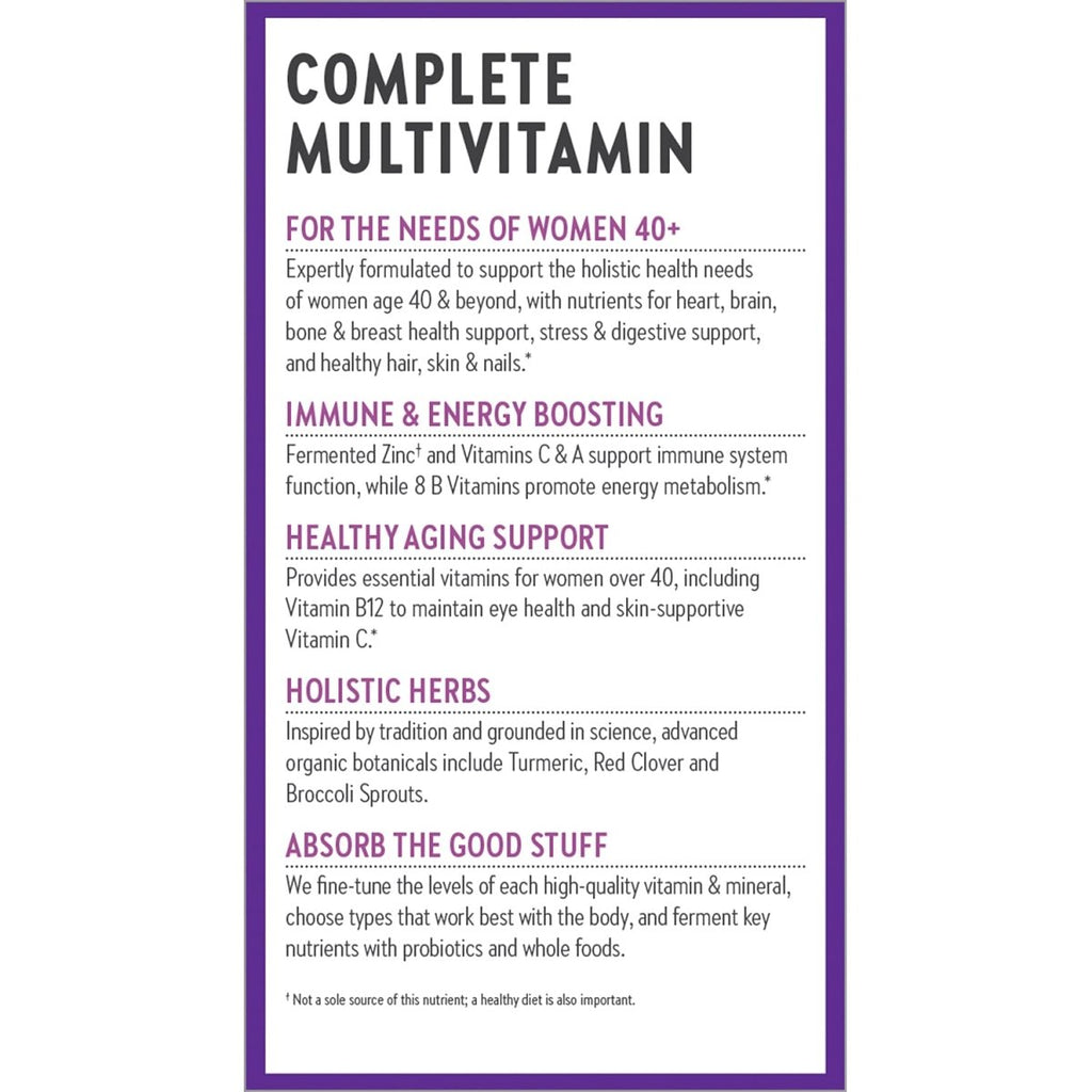 New Chapter - One Daily Every Woman's Multivitamin 40+ - 96 Vegetarian Tablets