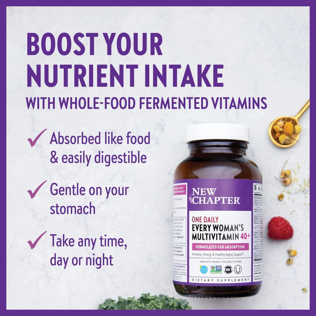 New Chapter - One Daily Every Woman's Multivitamin 40+ - 96 Vegetarian Tablets