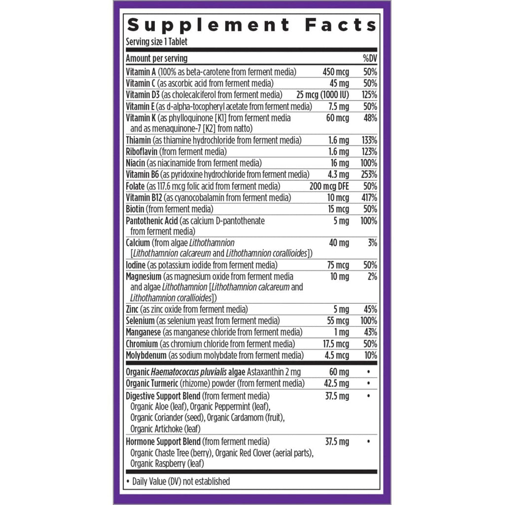 New Chapter One Daily Every Woman's Multivitamin 55+ - 48 Tablets