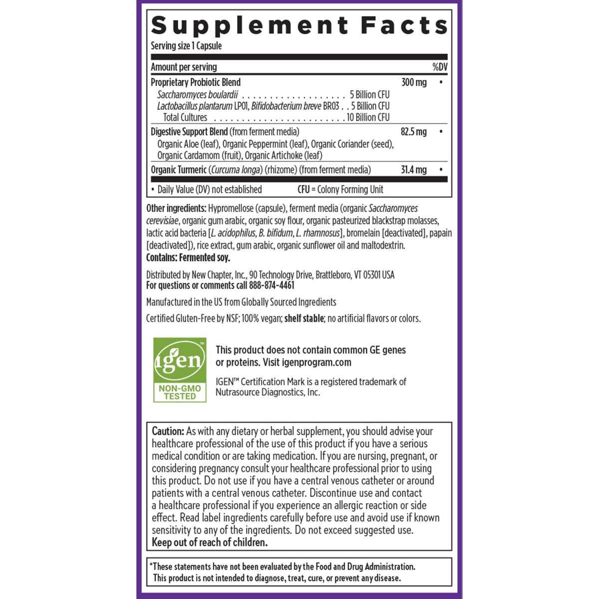 New Chapter Probiotic All-Flora - 30 ct (1 Month Supply
