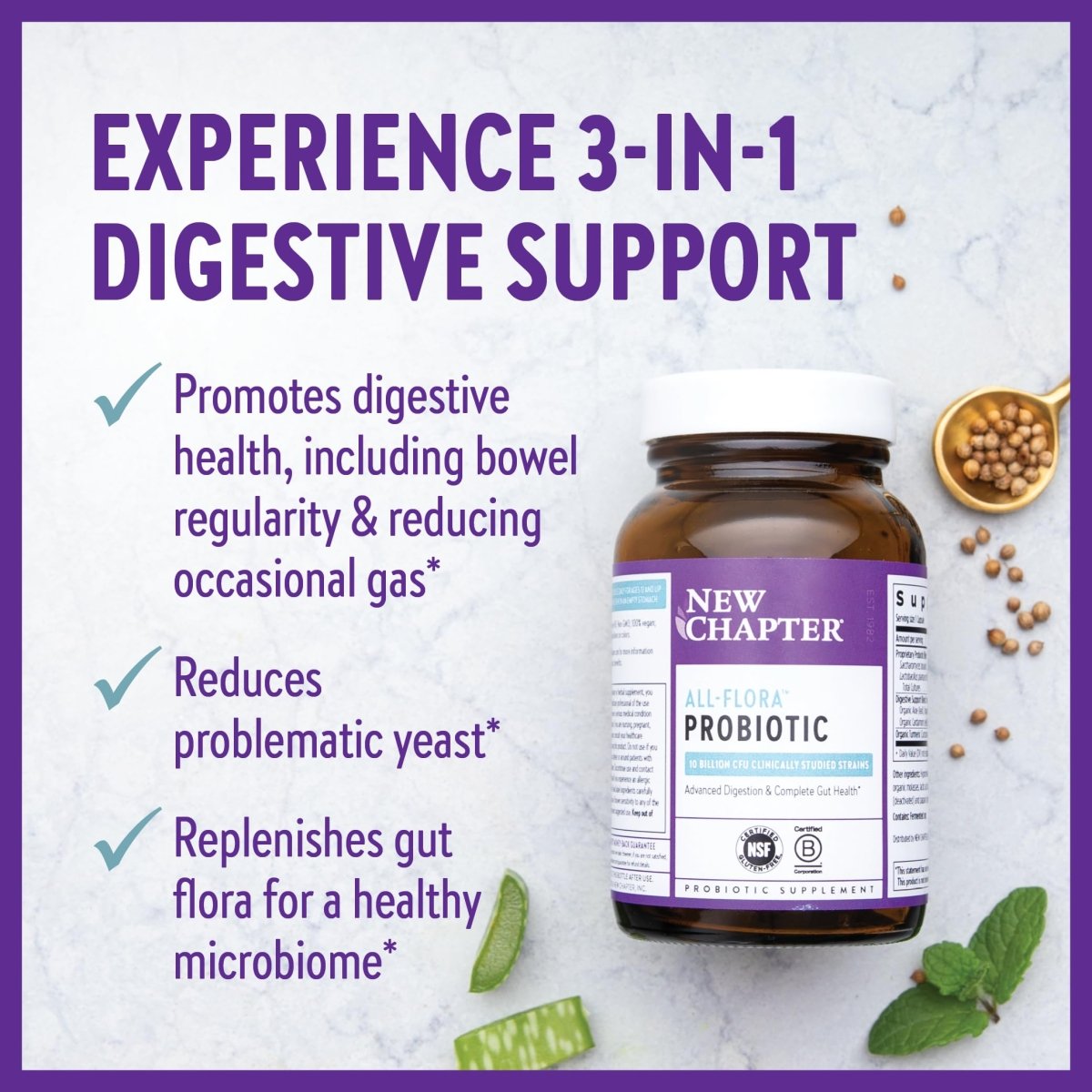 New Chapter Probiotic All-Flora - 30 ct (1 Month Supply