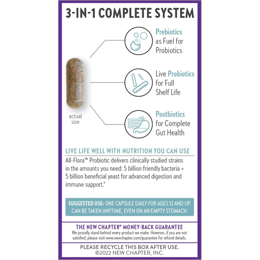 New Chapter Probiotic All-Flora - 30 ct (1 Month Supply