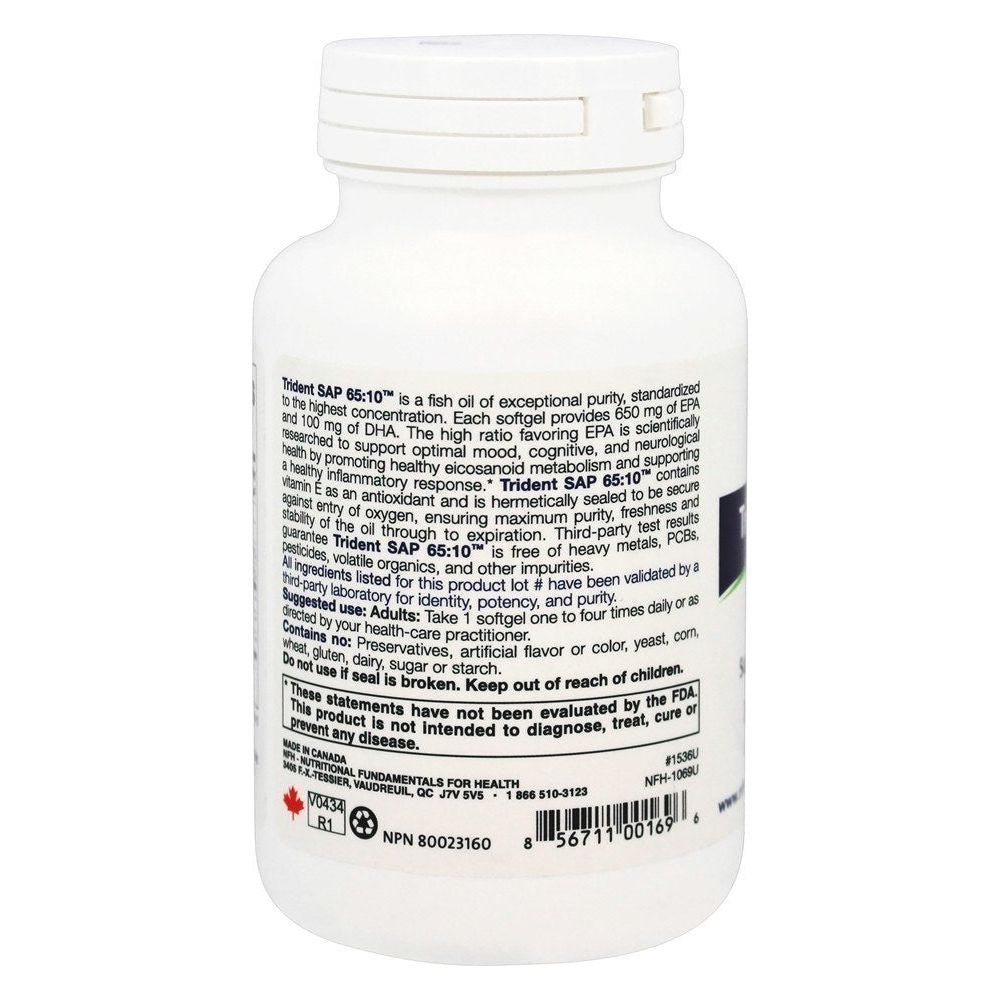 NFH Trident SAP 65:10 60 Softgels