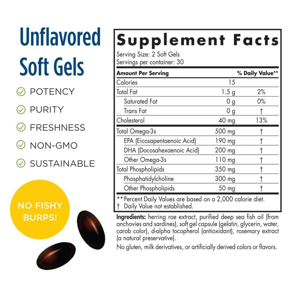 Nordic Naturals - Omega-3 Phospholipids 650 mg. - 60 Softgels