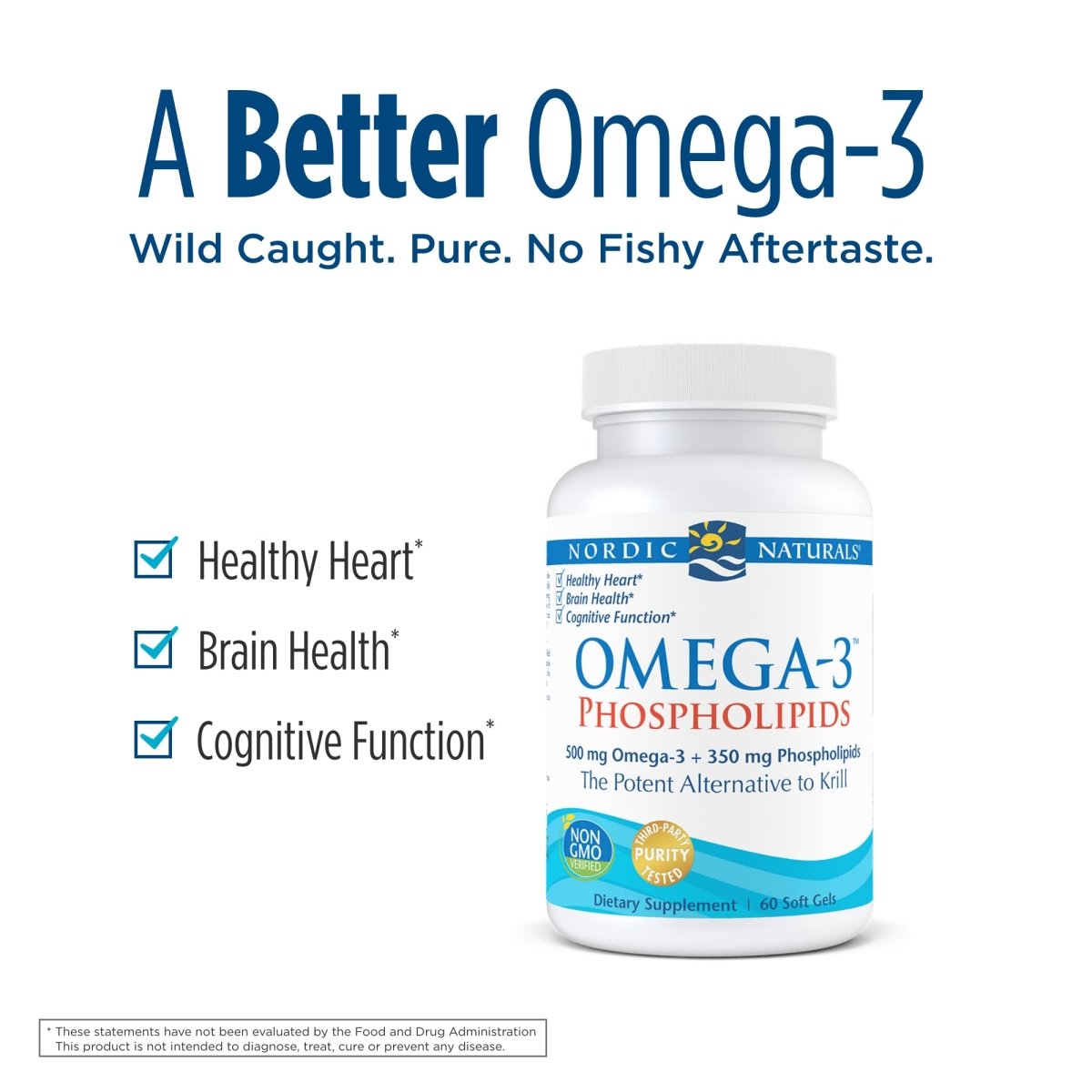 Nordic Naturals - Omega-3 Phospholipids 650 mg. - 60 Softgels