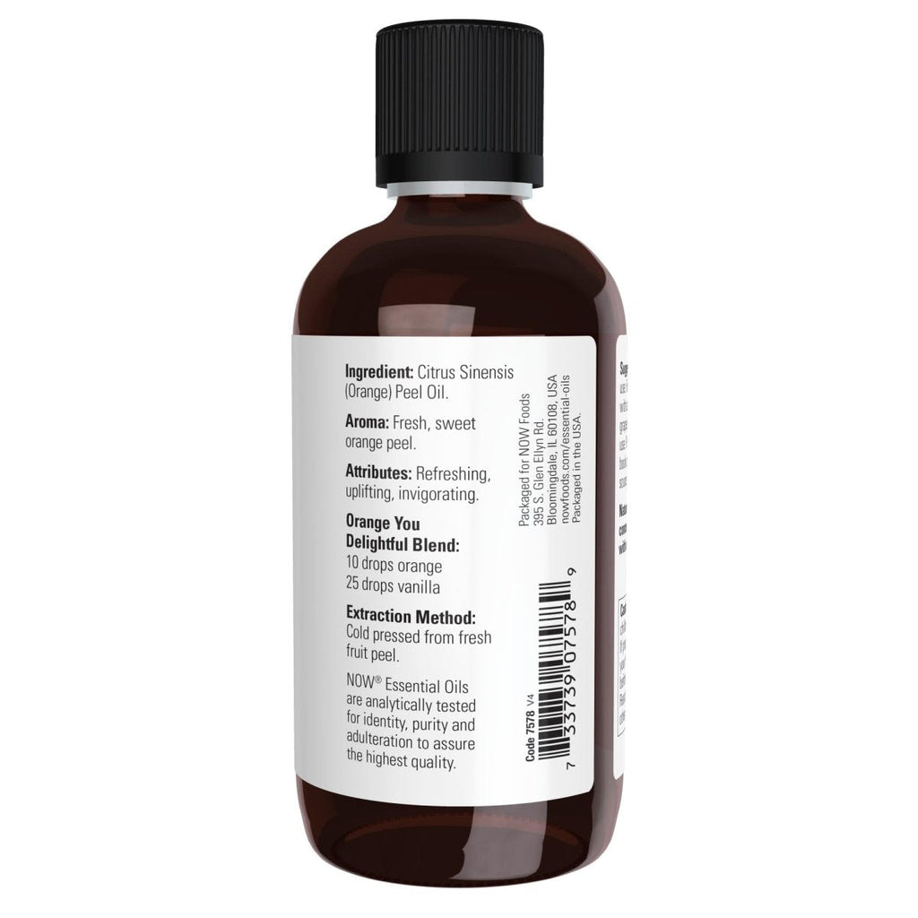 Now Essential Oils Orange Oil 4oz - 7578
