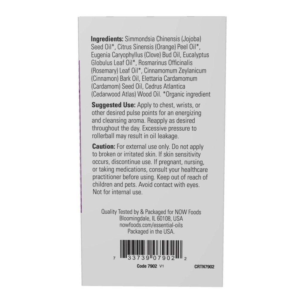 Now Essential Oils Seasonal Defense Essential Oil Blend Roll-On 10ml - 7902