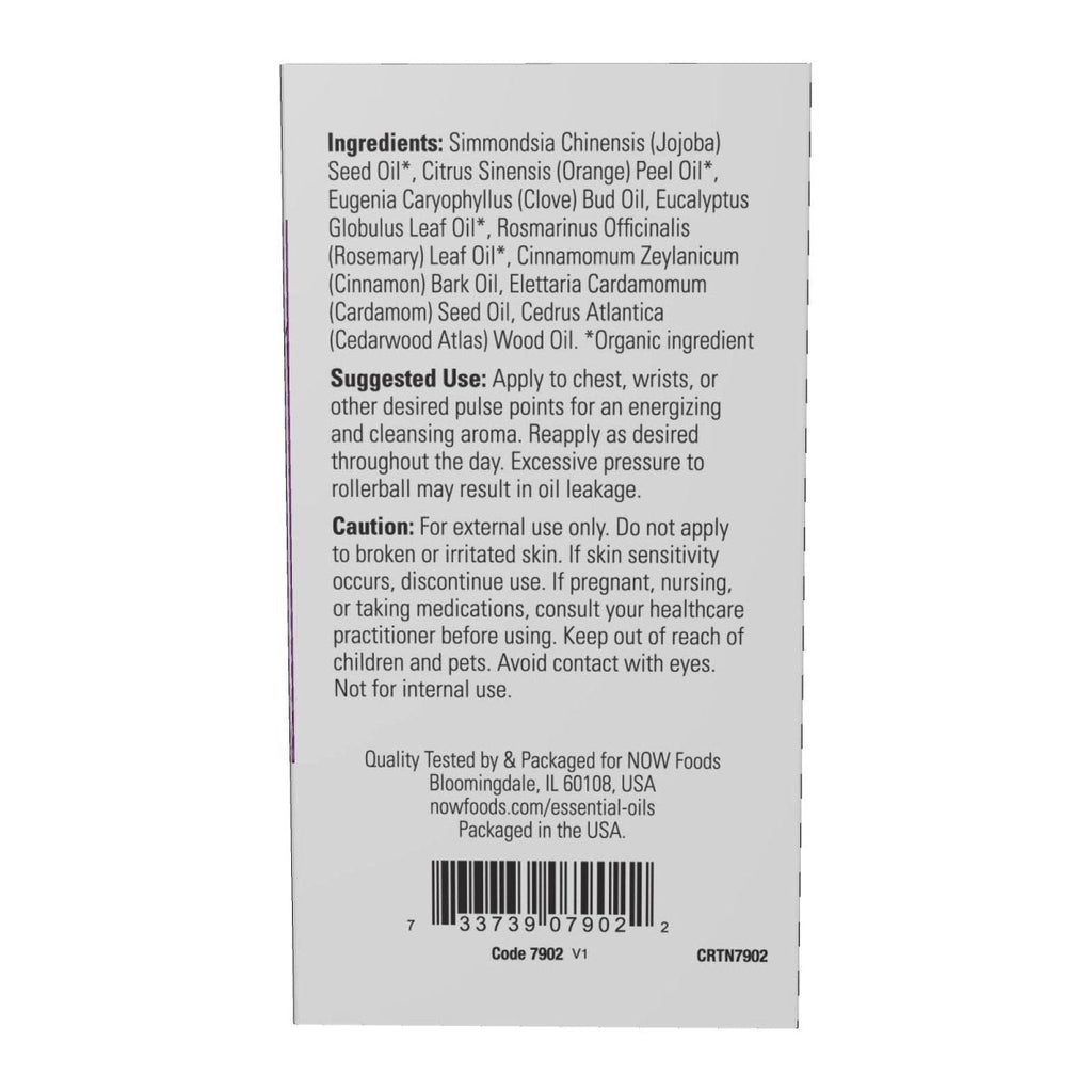 Now Essential Oils Seasonal Defense Essential Oil Blend Roll-On 10ml - 7902