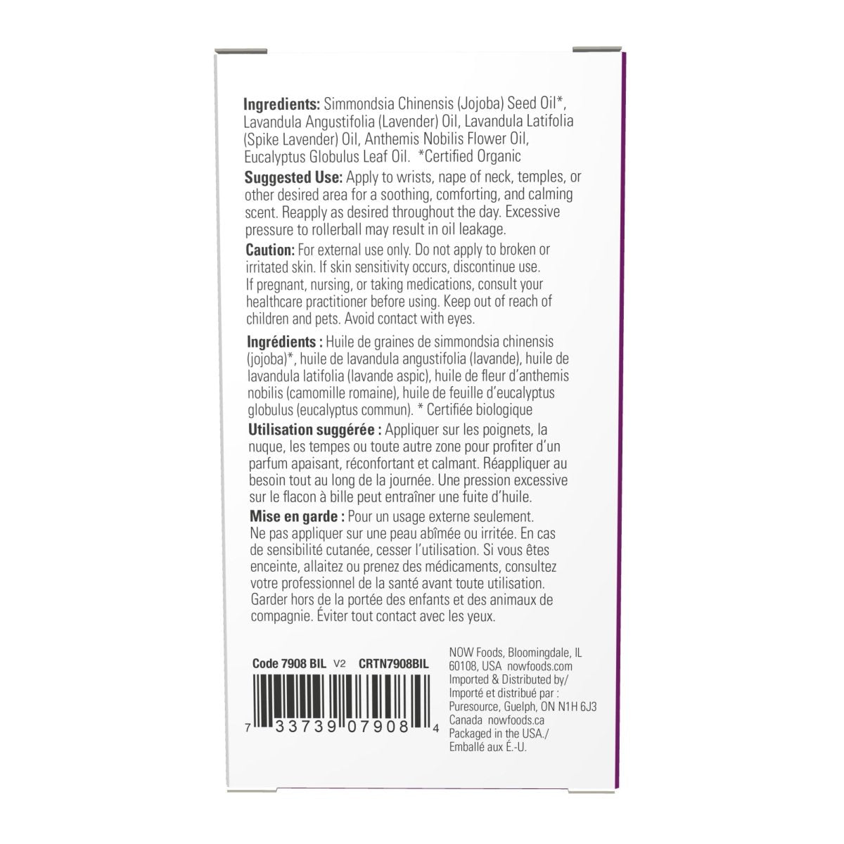 Now Essential Oils Take A Zen Ten Essential Oil Blend Roll-On 10ml - 7909